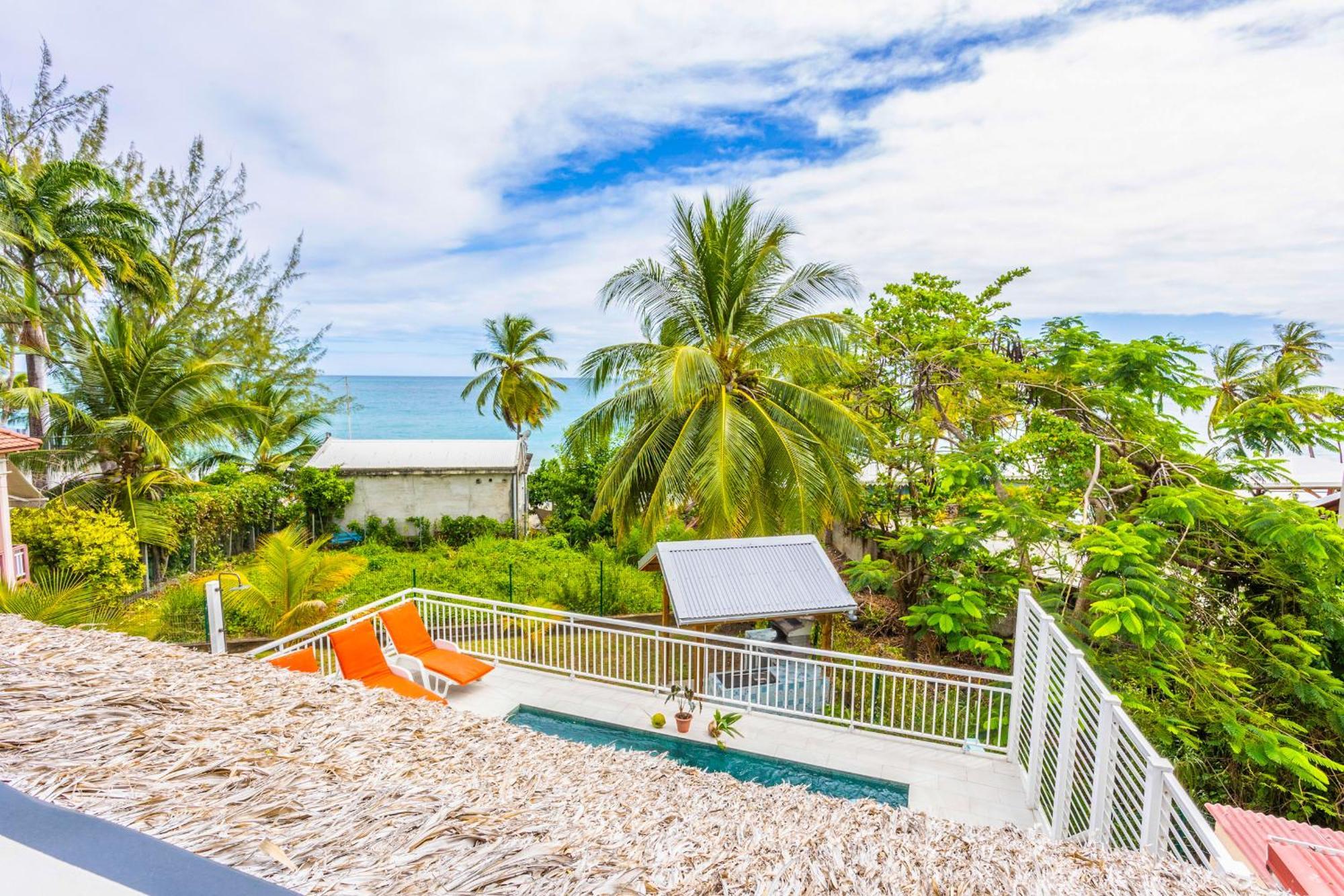 Villa En Bord De Mer, Vue Mer Au Diamant Ле Диамант Екстериор снимка